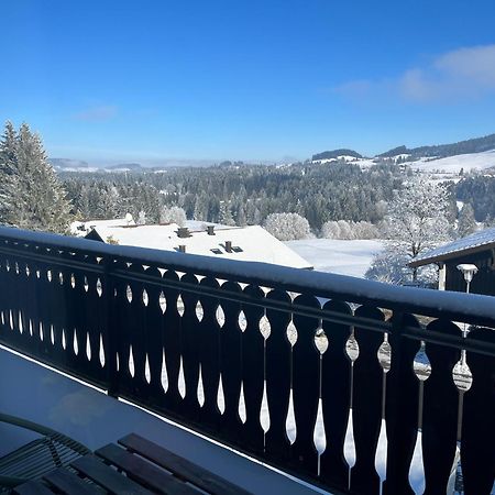 Helle Wohnung Mit Grossem Balkon Oberreute Exteriér fotografie